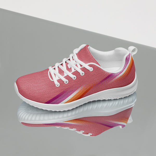 Modern Lesbian Pride Pink Athletic Shoes