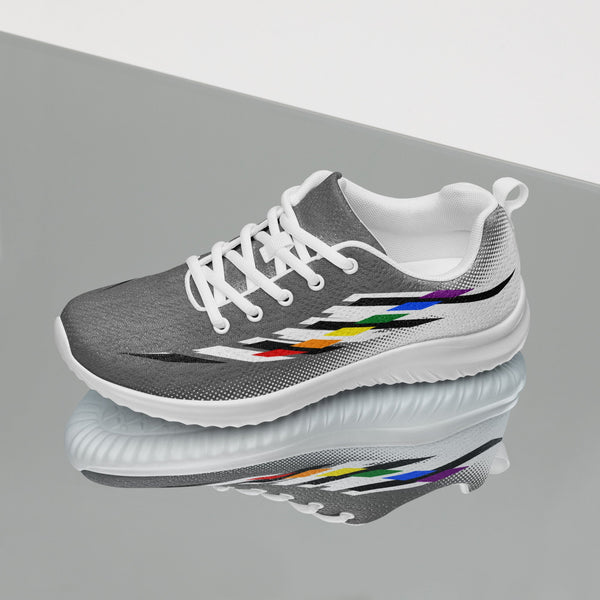 Ally Pride Modern Gray Athletic Shoes