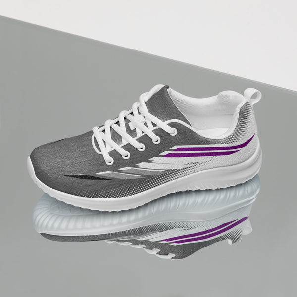 Asexual Pride Modern Gray Athletic Shoes