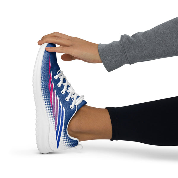 Bisexual Pride Modern Blue Athletic Shoes