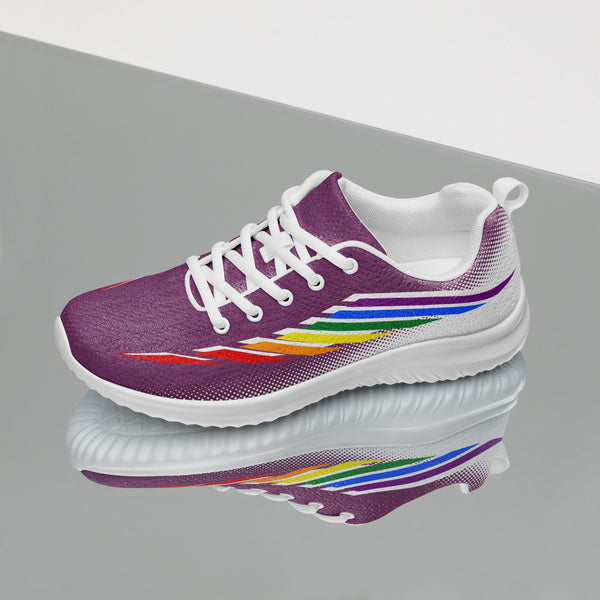 Gay Pride Modern Purple Athletic Shoes