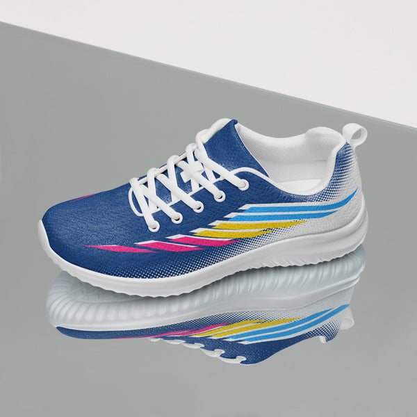 Pansexual Pride Modern Blue Athletic Shoes