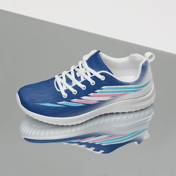 Transgender Pride Modern Blue Athletic Shoes