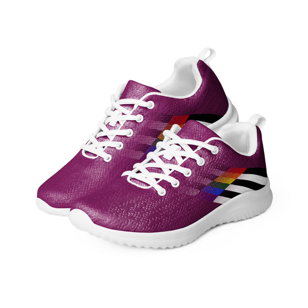 Ally Pride Colors Modern Purple Athletic Shoes - Women Sizes