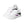 Cargar imagen en el visor de la galería, Asexual Pride Colors Modern White Athletic Shoes - Women Sizes

