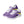 Cargar imagen en el visor de la galería, Non-Binary Pride Colors Modern Purple Athletic Shoes - Women Sizes
