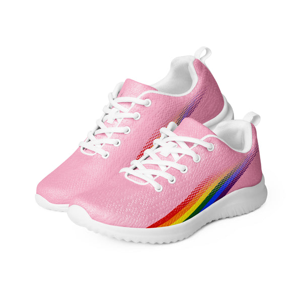 Gay Pride Colors Original Pink Athletic Shoes - Women Sizes