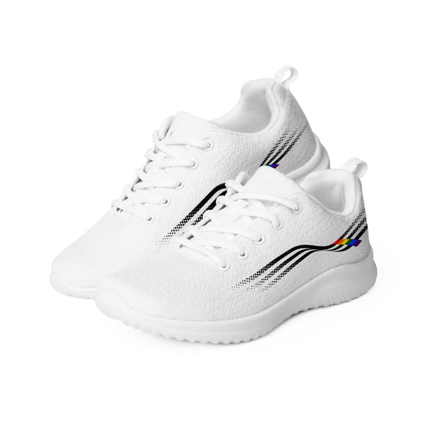 Original Ally Pride Colors White Athletic Shoes - Women Sizes