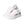 Cargar imagen en el visor de la galería, Original Pansexual Pride Colors White Athletic Shoes - Women Sizes
