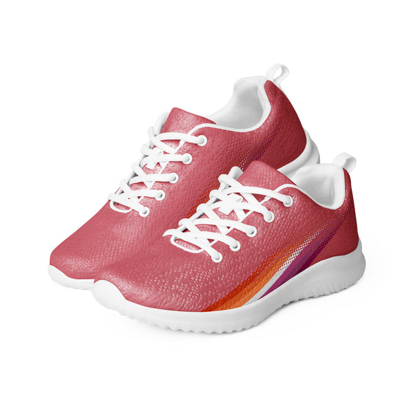 Lesbian Pride Colors Original Pink Athletic Shoes