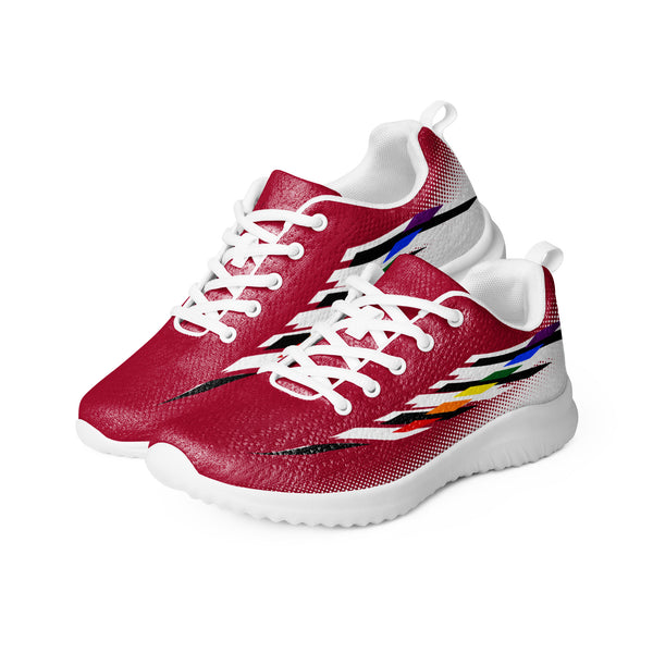 Ally Pride Modern Red Athletic Shoes