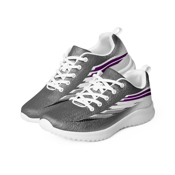 Asexual Pride Modern Gray Athletic Shoes