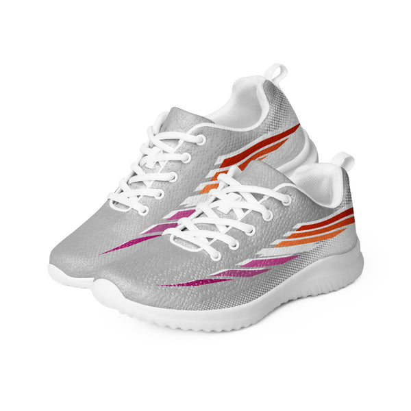 Lesbian Pride Modern Gray Athletic Shoes