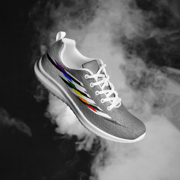 Ally Pride Modern Gray Athletic Shoes