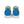 Carica l&#39;immagine nel Visualizzatore galleria, Original Intersex Pride Colors Blue High Top Shoes - Women Sizes

