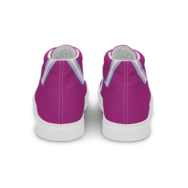 Transgender Flag Violet High Tops