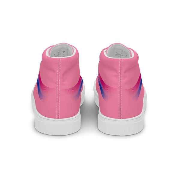Casual Bisexual Pride Colors Pink High Top Shoes - Women Sizes