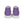Carica l&#39;immagine nel Visualizzatore galleria, Classic Non-Binary Pride Colors Purple High Top Shoes - Women Sizes
