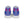 Laden Sie das Bild in den Galerie-Viewer, Modern Bisexual Pride Colors Blue High Top Shoes - Women Sizes
