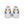 Cargar imagen en el visor de la galería, Modern Gay Pride Colors White High Top Shoes
