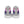 Cargar imagen en el visor de la galería, Modern Genderfluid Pride Colors Gray High Top Shoes - Women Sizes
