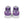 Laden Sie das Bild in den Galerie-Viewer, Modern Asexual Pride Colors Purple High Top Shoes - Women Sizes
