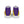 Carregar imagem no visualizador da galeria, Intersex Pride Colors Modern Purple High Top Shoes - Women Sizes
