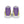 Cargar imagen en el visor de la galería, Non-Binary Pride Colors Modern Purple High Top Shoes - Women Sizes
