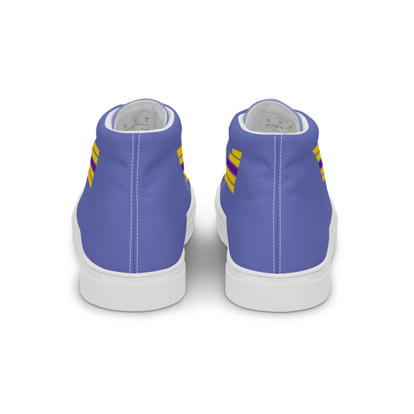 Intersex Pride Modern Blue High Top Shoes