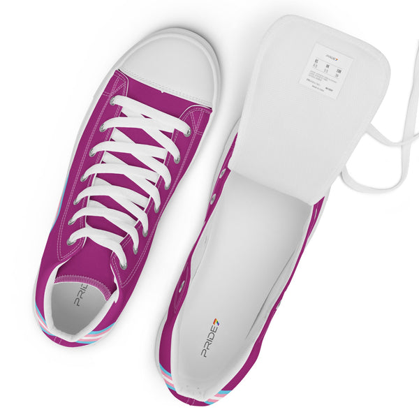 Transgender Flag Violet High Tops