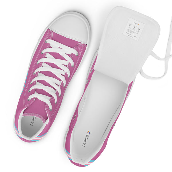 Transgender Flag Pink High Tops