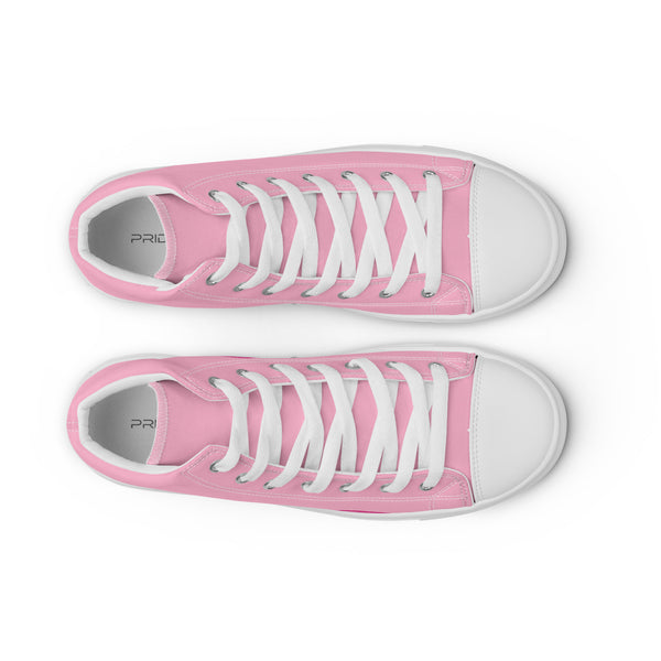 Trendy Bisexual Pride Colors Pink High Top Shoes - Women Sizes