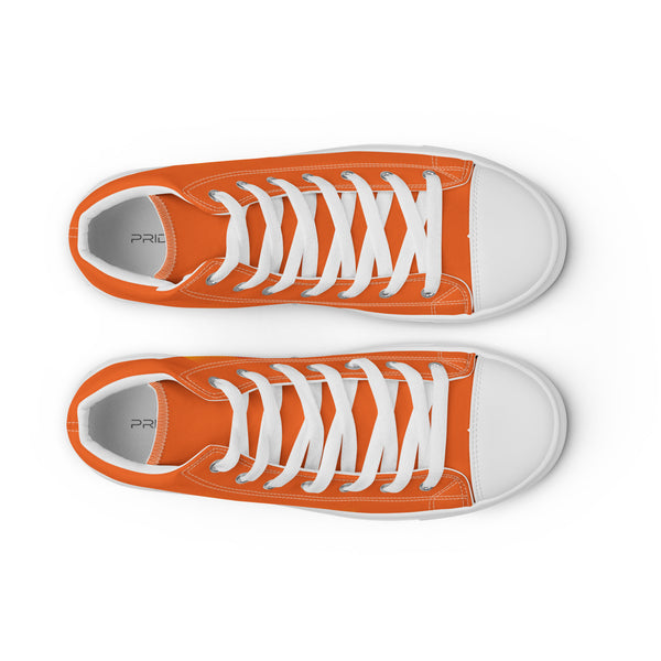 Intersex Pride Colors Modern Orange High Top Shoes - Women Sizes
