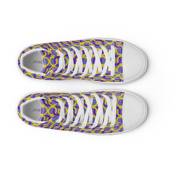 Intersex Pride Classic Purple High Top Shoes