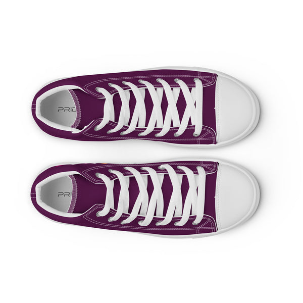 Lesbian Pride Modern Purple High Top Shoes