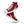 Load image into Gallery viewer, Lesbian Pride Colors Original Burgundy High Top Shoes - Women Sizes
