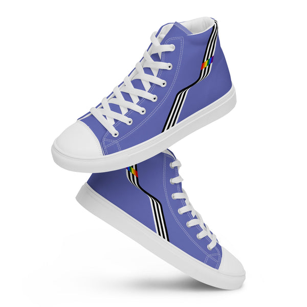 Original Ally Pride Colors Blue High Top Shoes