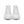 Carica l&#39;immagine nel Visualizzatore galleria, Classic Asexual Pride Colors White High Top Shoes - Women Sizes
