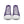 Laden Sie das Bild in den Galerie-Viewer, Classic Genderfluid Pride Colors Purple High Top Shoes - Women Sizes
