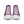 Laden Sie das Bild in den Galerie-Viewer, Classic Lesbian Pride Colors Purple High Top Shoes - Women Sizes
