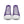 Laden Sie das Bild in den Galerie-Viewer, Classic Omnisexual Pride Colors Purple High Top Shoes - Women Sizes
