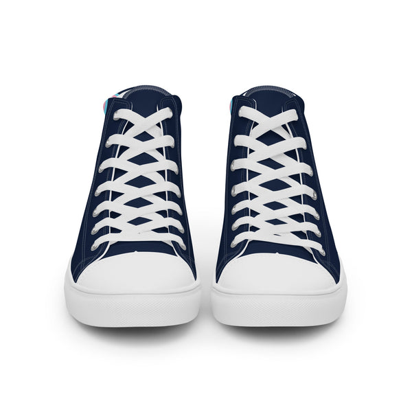 Transgender Pride Navy High Tops