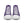Load image into Gallery viewer, Modern Genderfluid Pride Colors Purple High Top Shoes - Women Sizes
