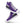 Load image into Gallery viewer, Modern Genderqueer Pride Colors Purple High Top Shoes - Women Sizes
