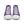 Laden Sie das Bild in den Galerie-Viewer, Modern Genderqueer Pride Colors Purple High Top Shoes - Women Sizes
