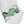Cargar imagen en el visor de la galería, Agender Pride Colors Modern Green High Top Shoes - Women Sizes
