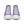 Load image into Gallery viewer, Classic Asexual Pride Colors Purple High Top Shoes - Women Sizes
