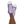 Cargar imagen en el visor de la galería, Modern Asexual Pride Colors Purple High Top Shoes - Women Sizes
