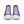 Cargar imagen en el visor de la galería, Genderfluid Pride Colors Modern Purple High Top Shoes - Women Sizes
