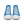 Carica l&#39;immagine nel Visualizzatore galleria, Intersex Pride Colors Modern Blue High Top Shoes - Women Sizes
